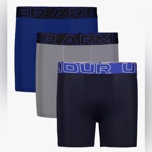 Under Armour boys Performance Boxer Briefs,Stretch Fit Large 3 pieces